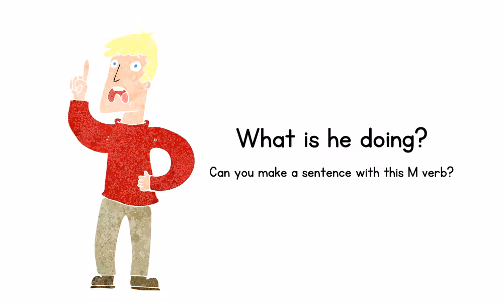 verbs that start with m