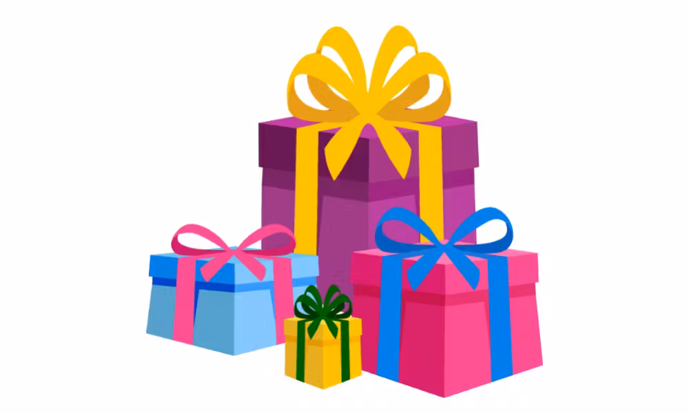 Thank you for gifts
