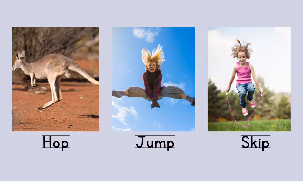 actions verbs for kids