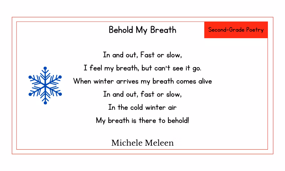 2nd Grade Reading Comprehension Poem 1