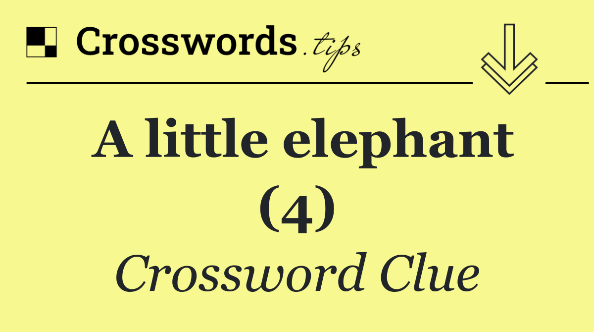A little elephant (4)