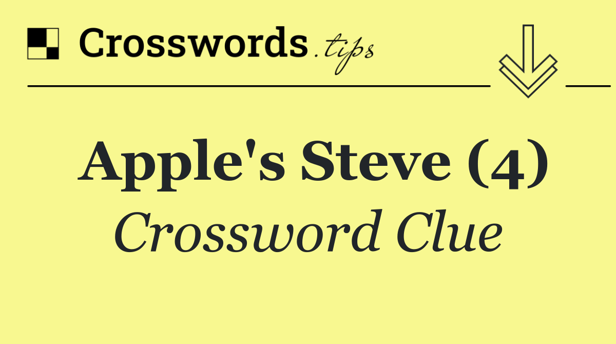 Apple's Steve (4)