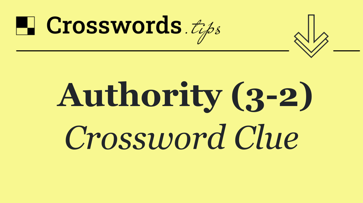 Authority (3 2)