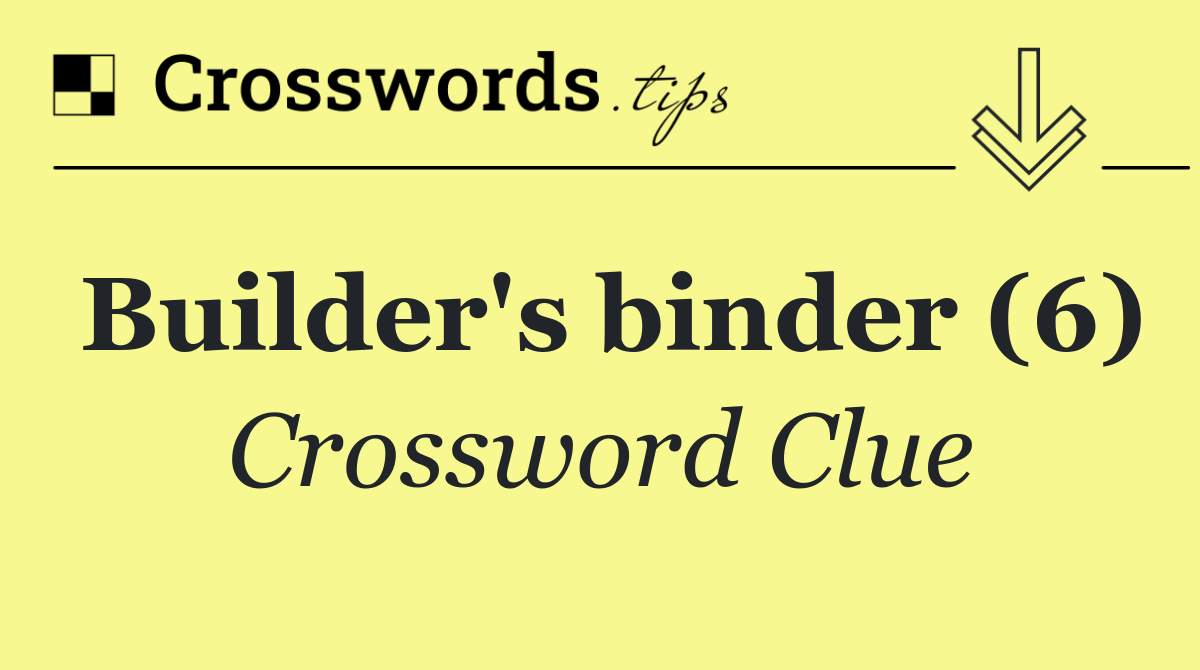 Builder's binder (6)