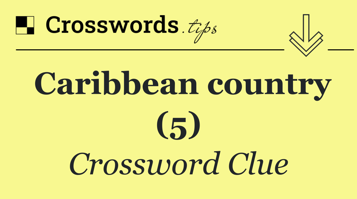 Caribbean country (5)