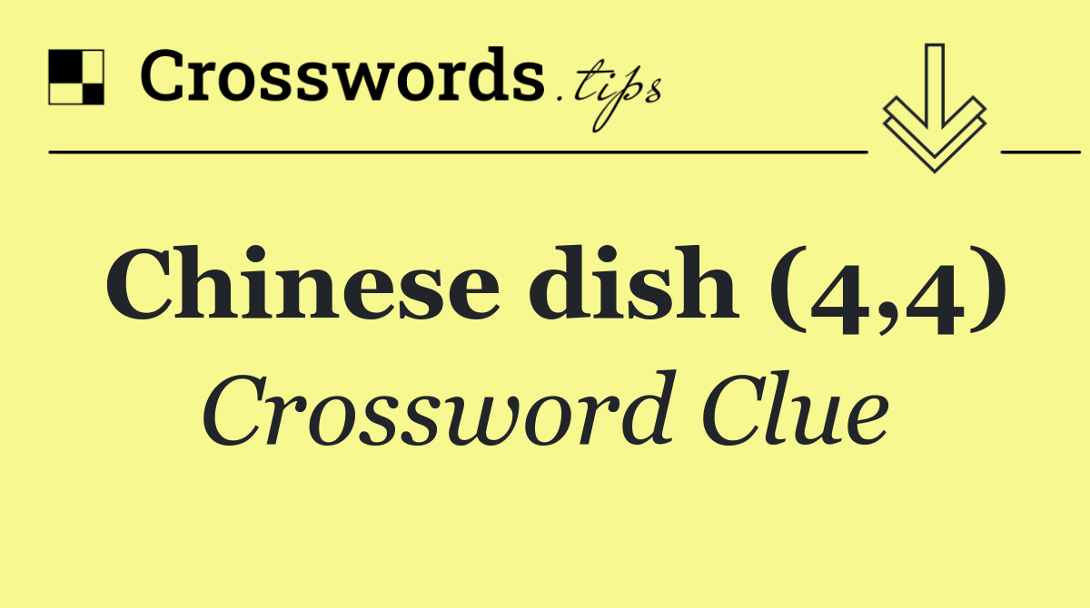 Chinese dish (4,4)
