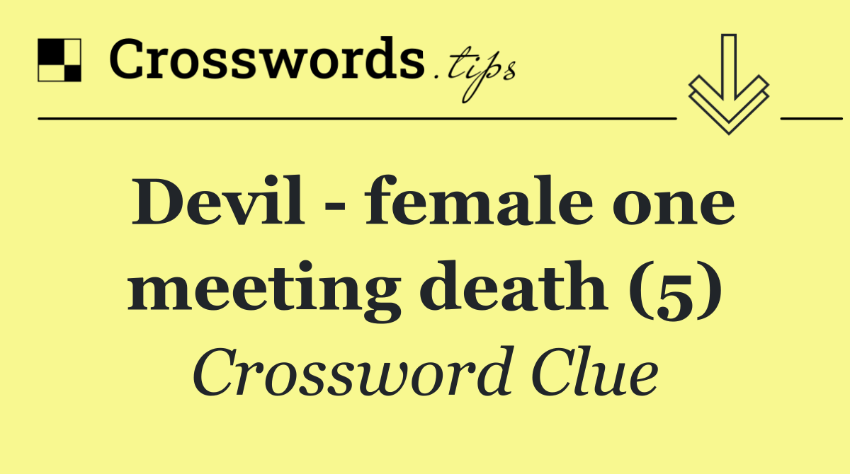 Devil   female one meeting death (5)
