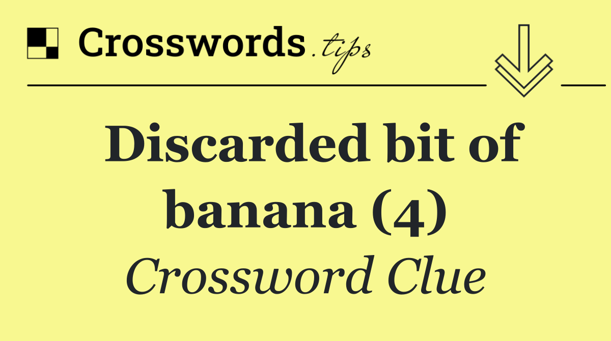 Discarded bit of banana (4)