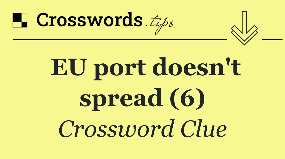 EU port doesn't spread (6)