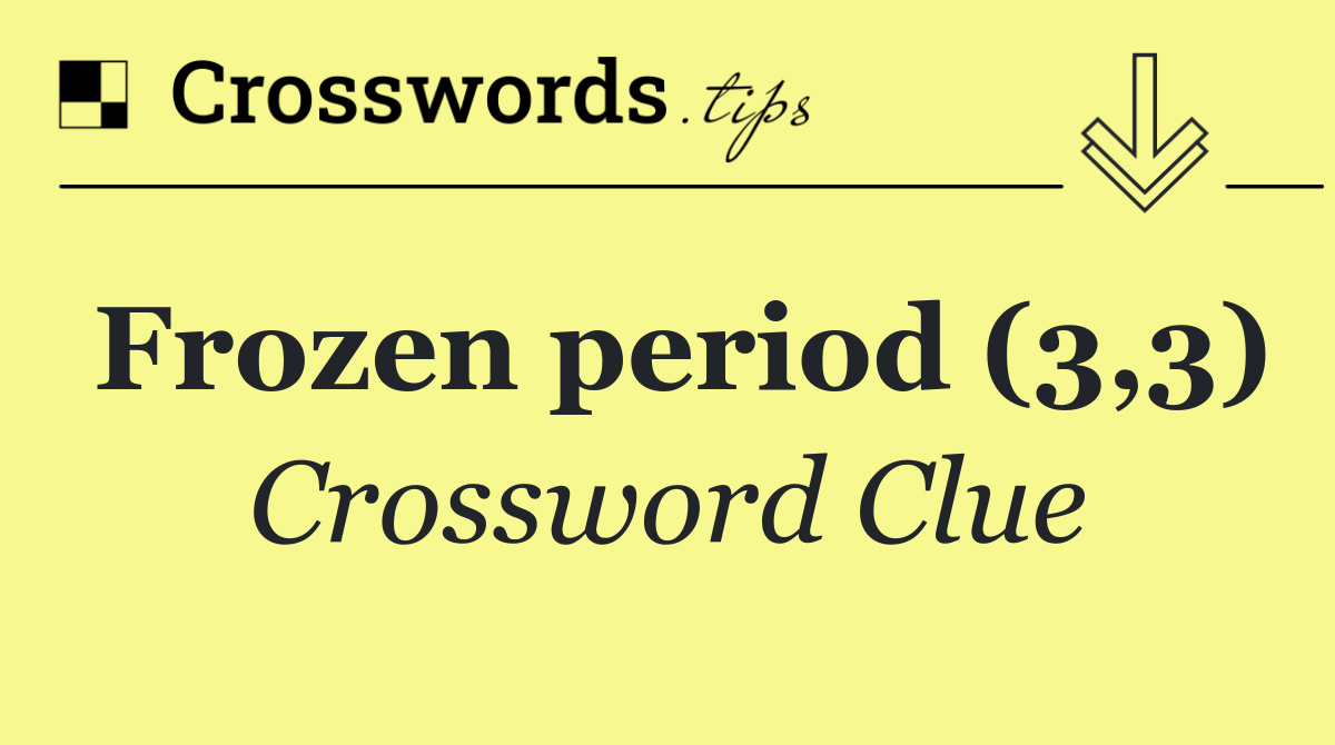 Frozen period (3,3)