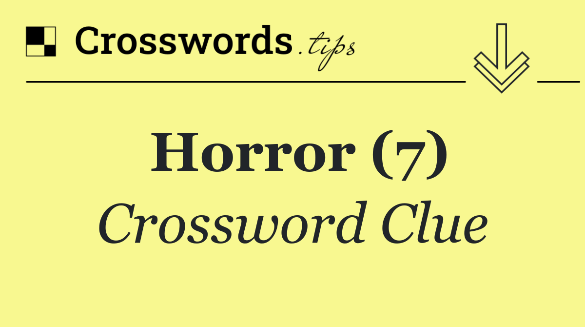 Horror (7)