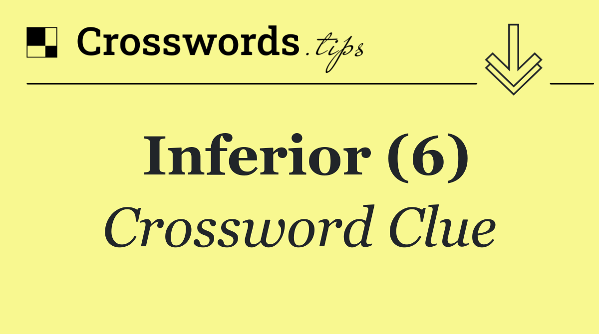 Inferior (6)