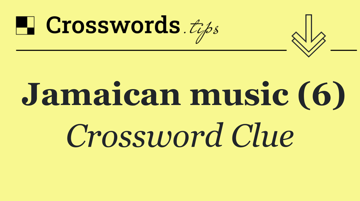 Jamaican music (6)