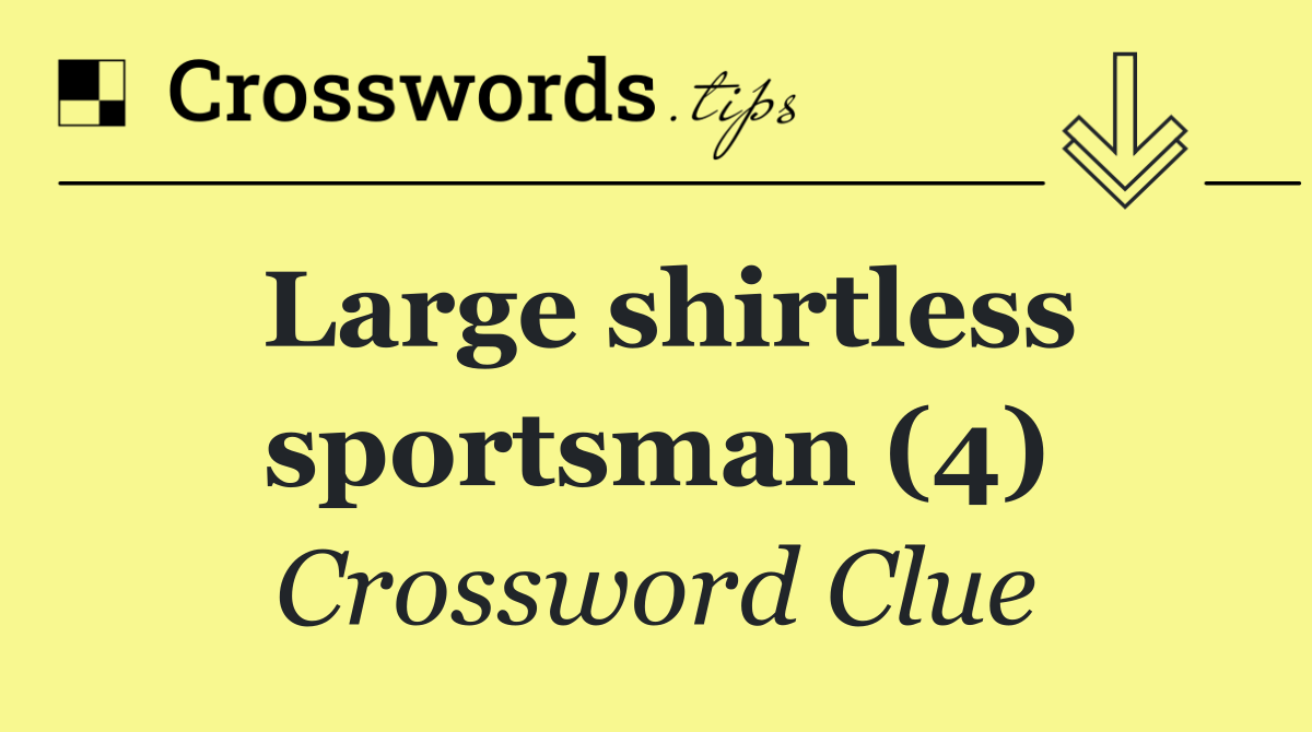 Large shirtless sportsman (4)