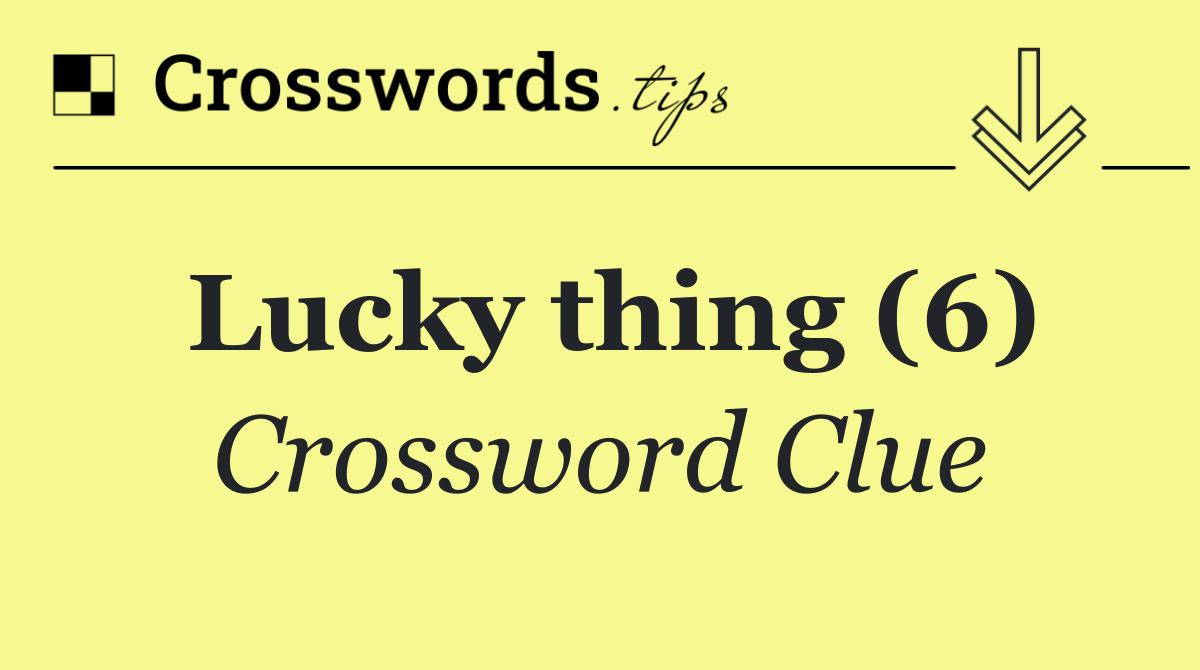 Lucky thing (6)