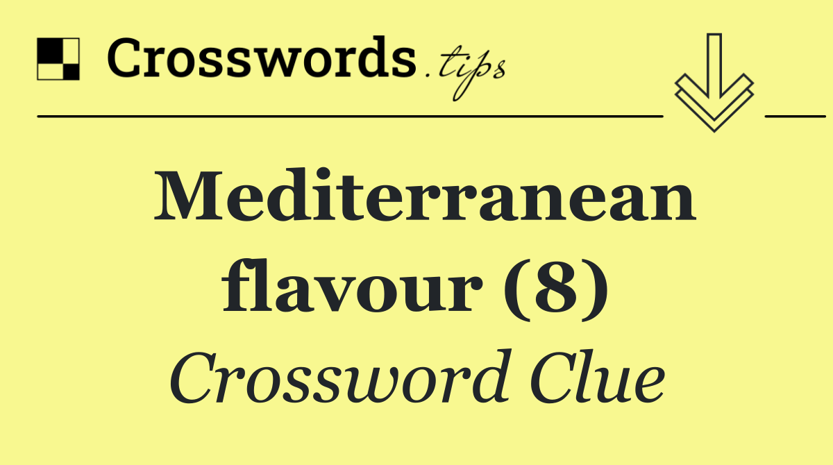 Mediterranean flavour (8)