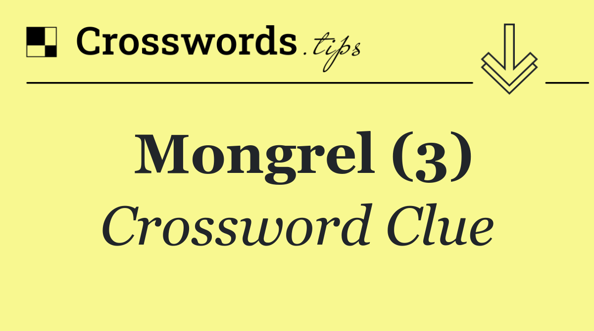 Mongrel (3)
