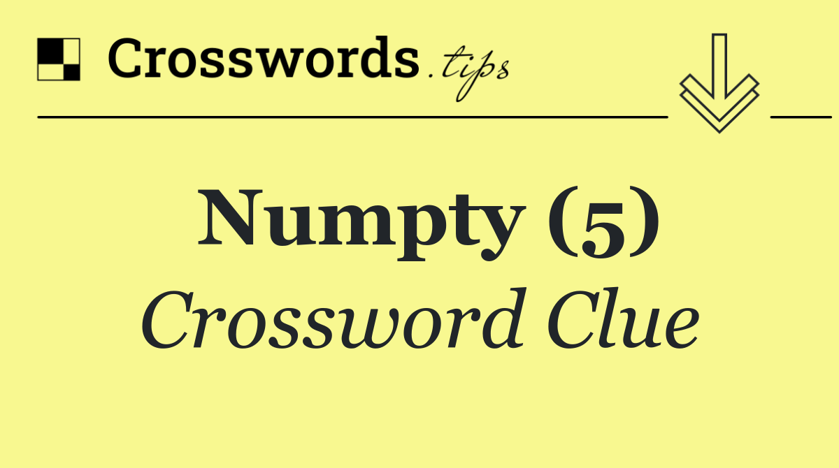 Numpty (5)
