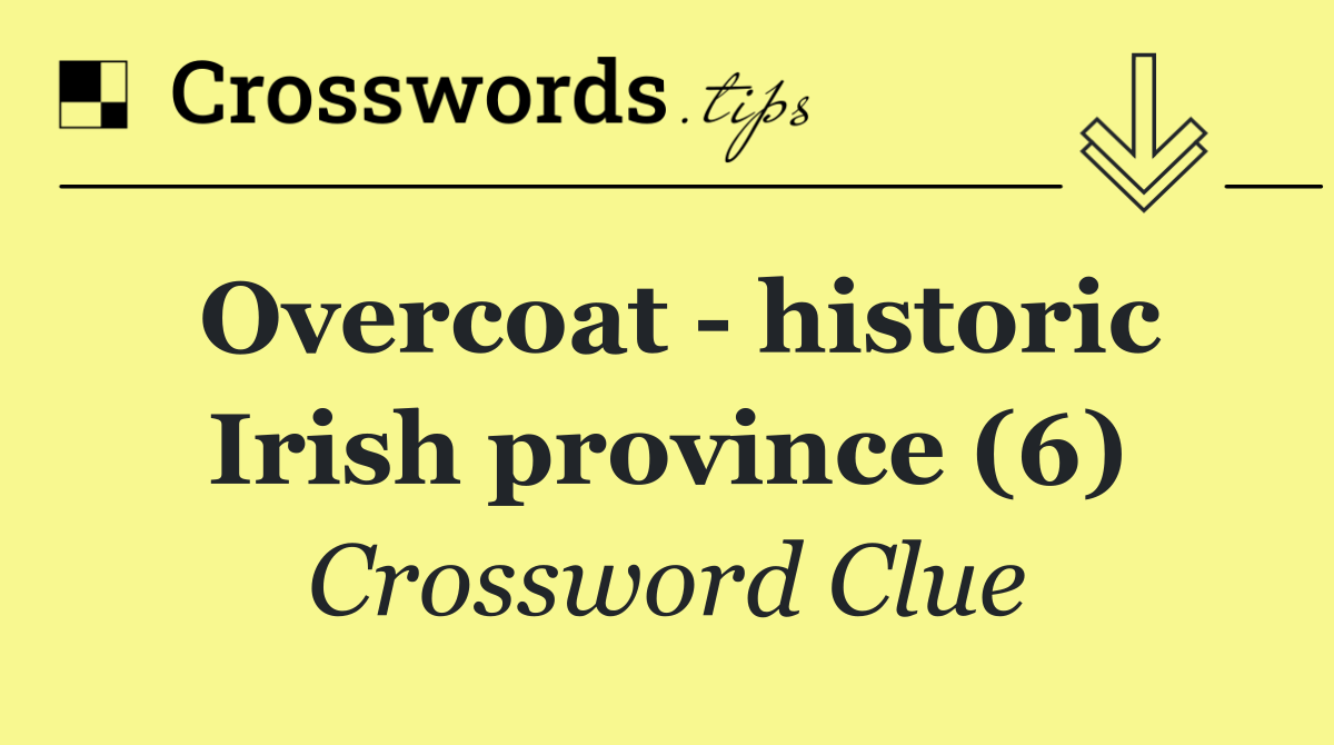 Overcoat   historic Irish province (6)