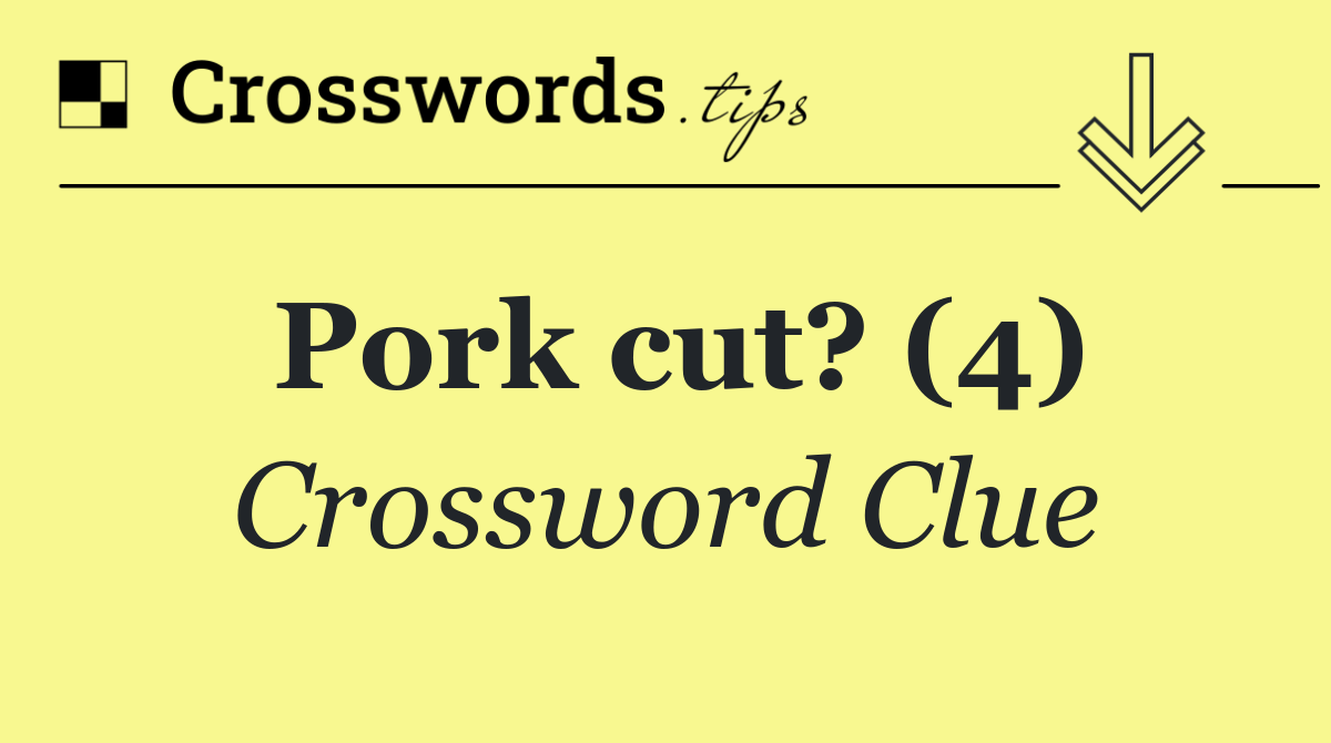 Pork cut? (4)