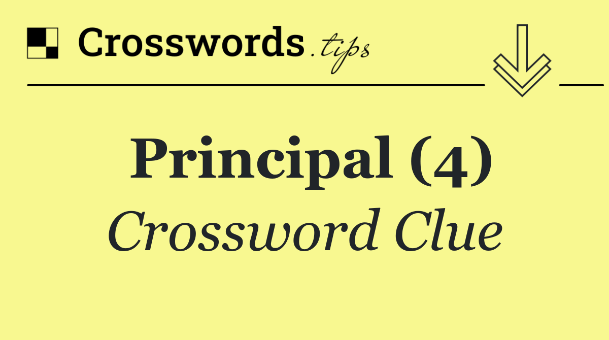 Principal (4)