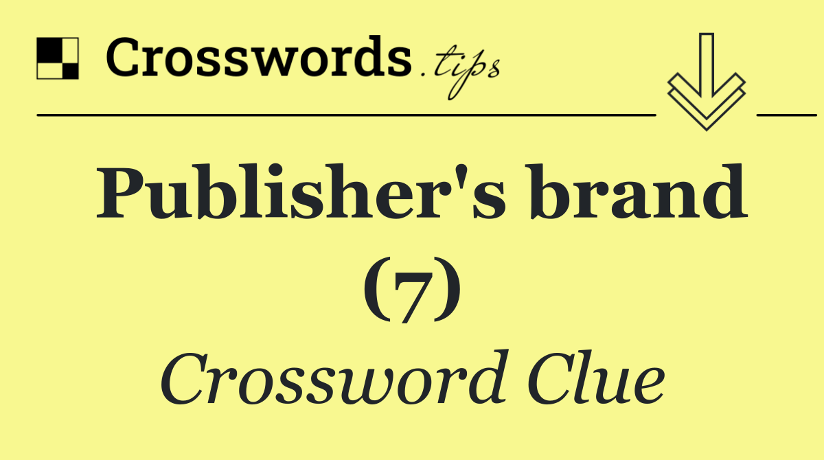 Publisher's brand (7)