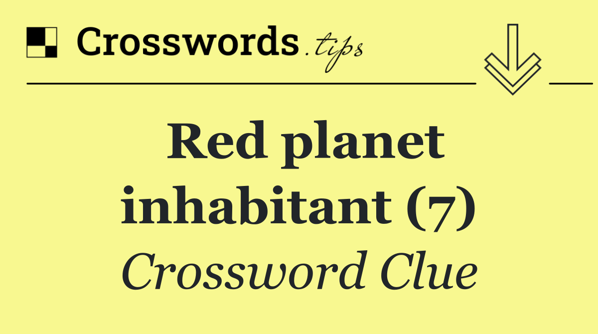 Red planet inhabitant (7)