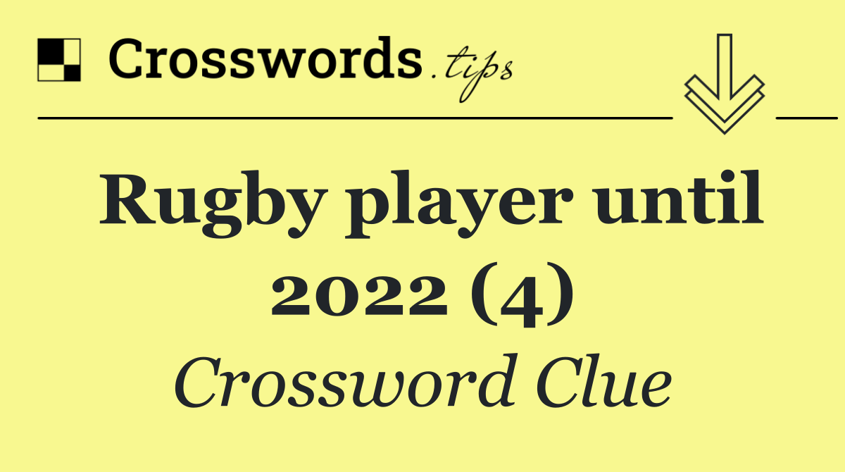 Rugby player until 2022 (4)