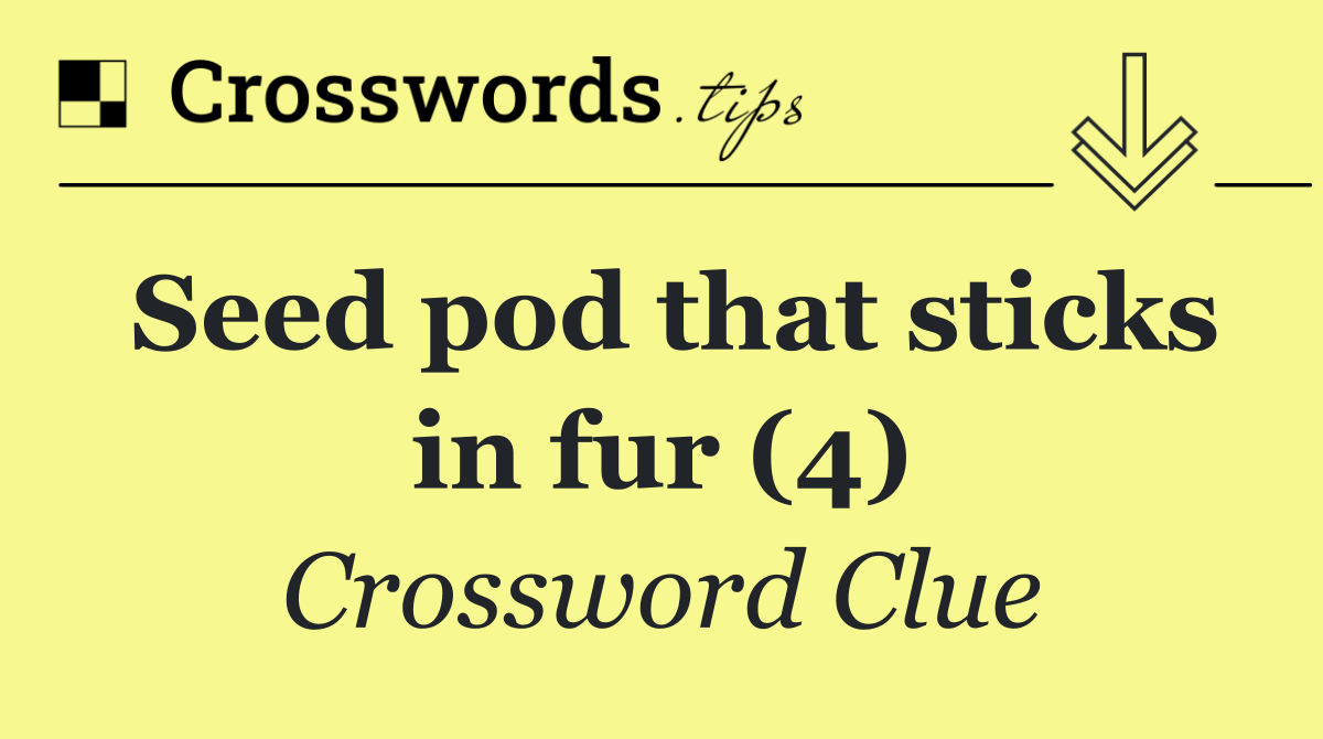 Seed pod that sticks in fur (4)