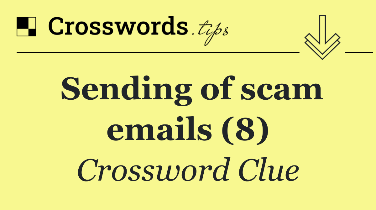 Sending of scam emails (8)