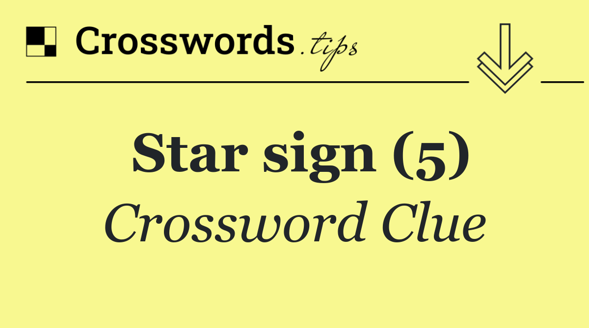 Star sign (5)