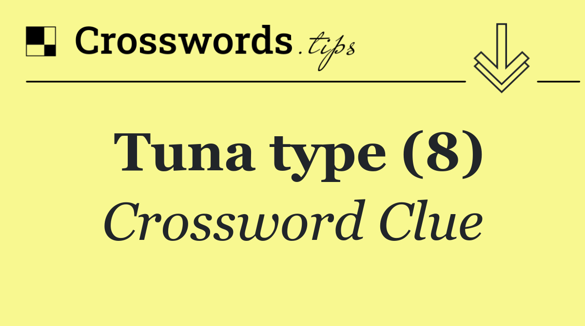 Tuna type (8)