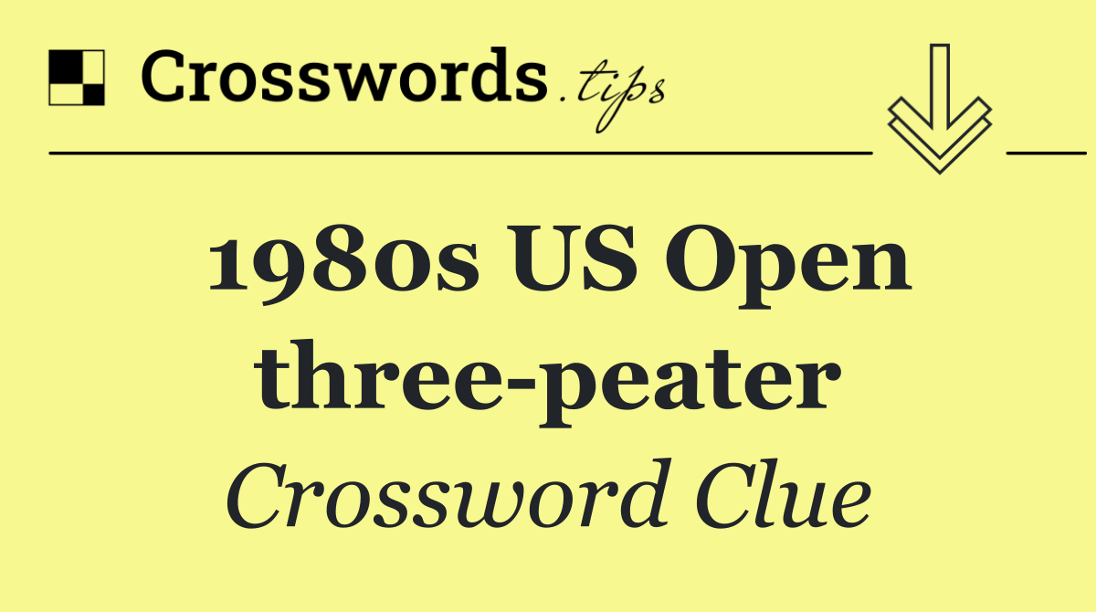 1980s US Open three peater