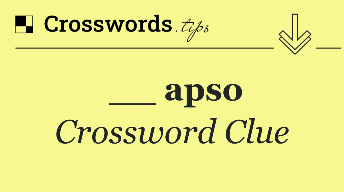 __ apso