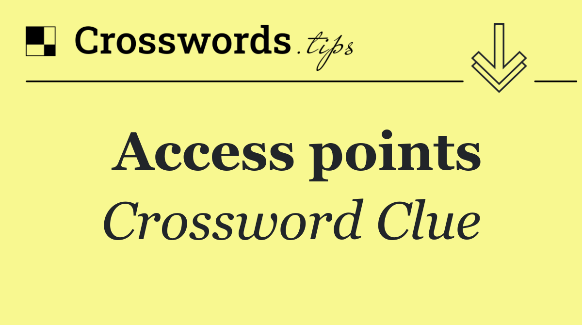 Access points