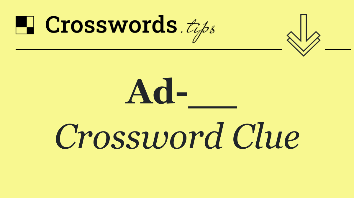 Ad __