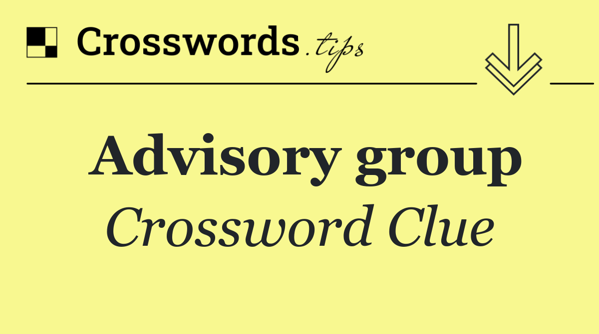 Advisory group