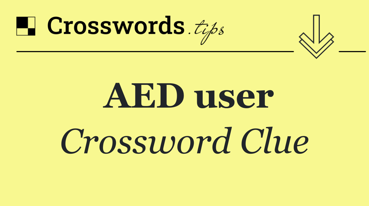 AED user