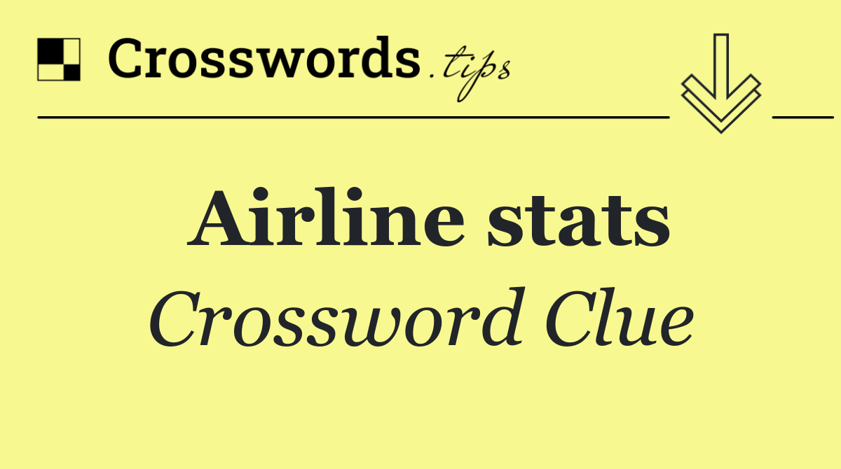 Airline stats