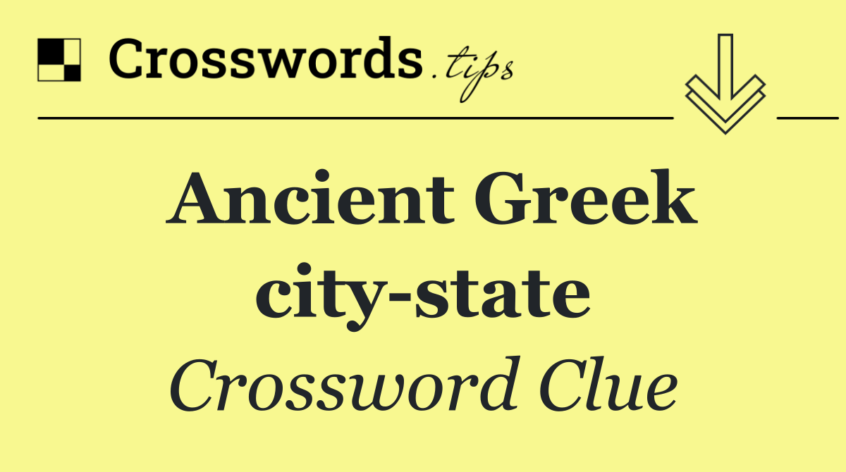 Ancient Greek city state