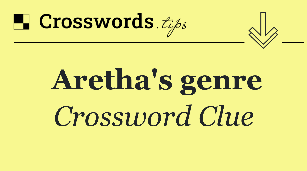 Aretha's genre