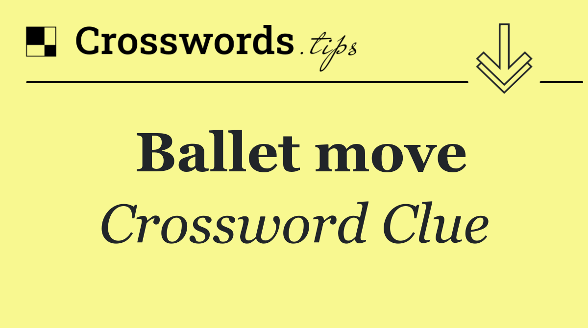Ballet move