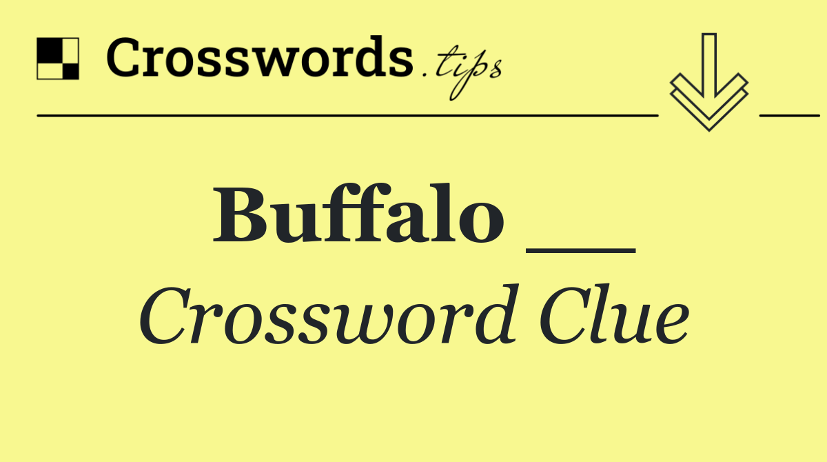 Buffalo __