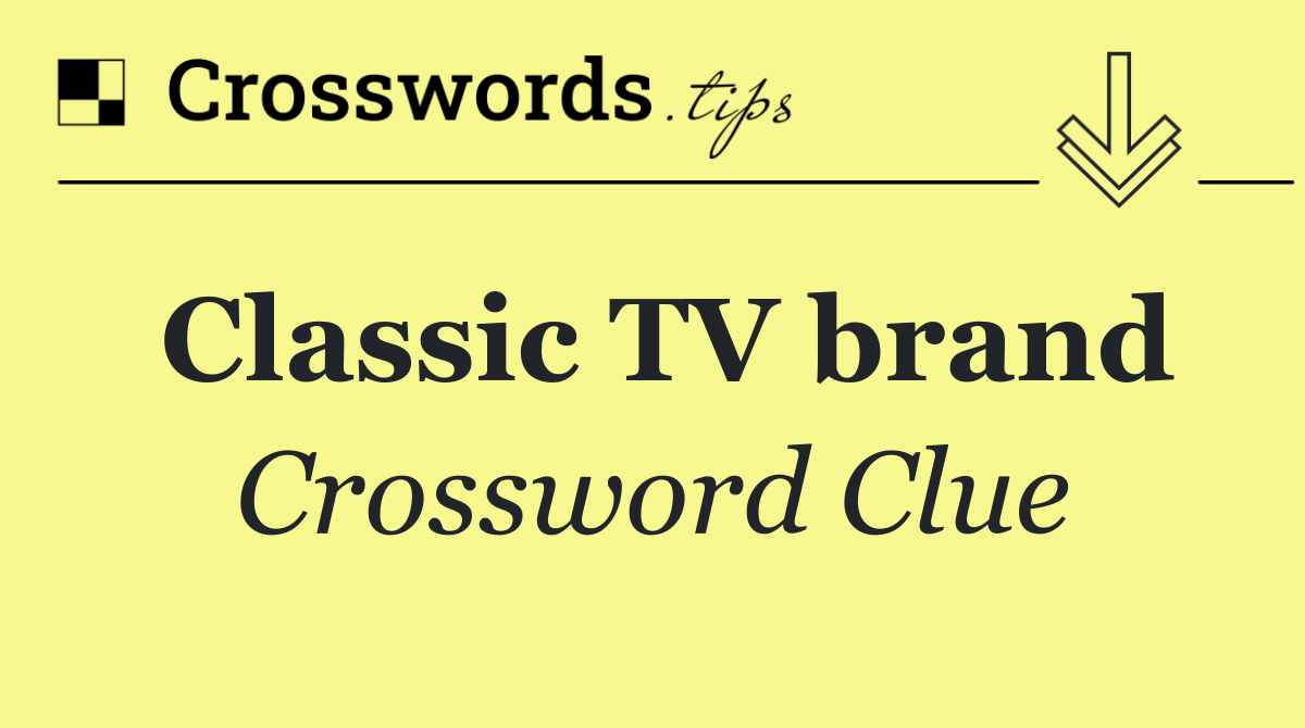 Classic TV brand