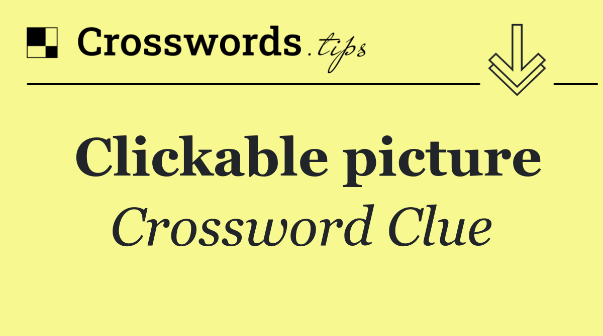 Clickable picture