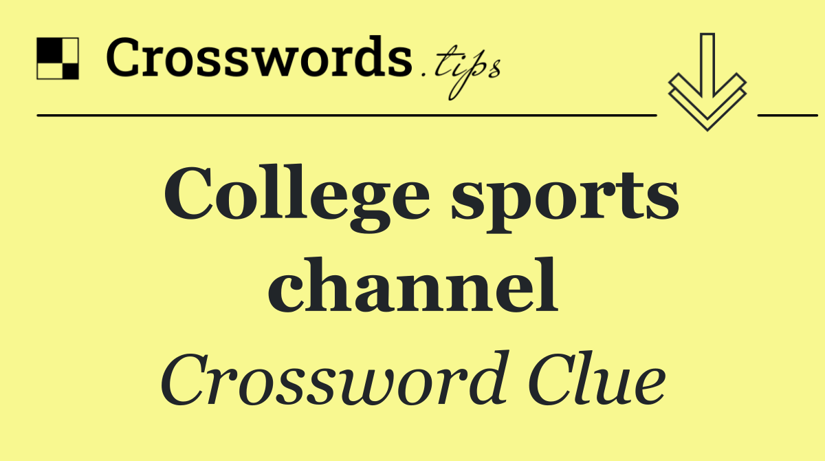 College sports channel