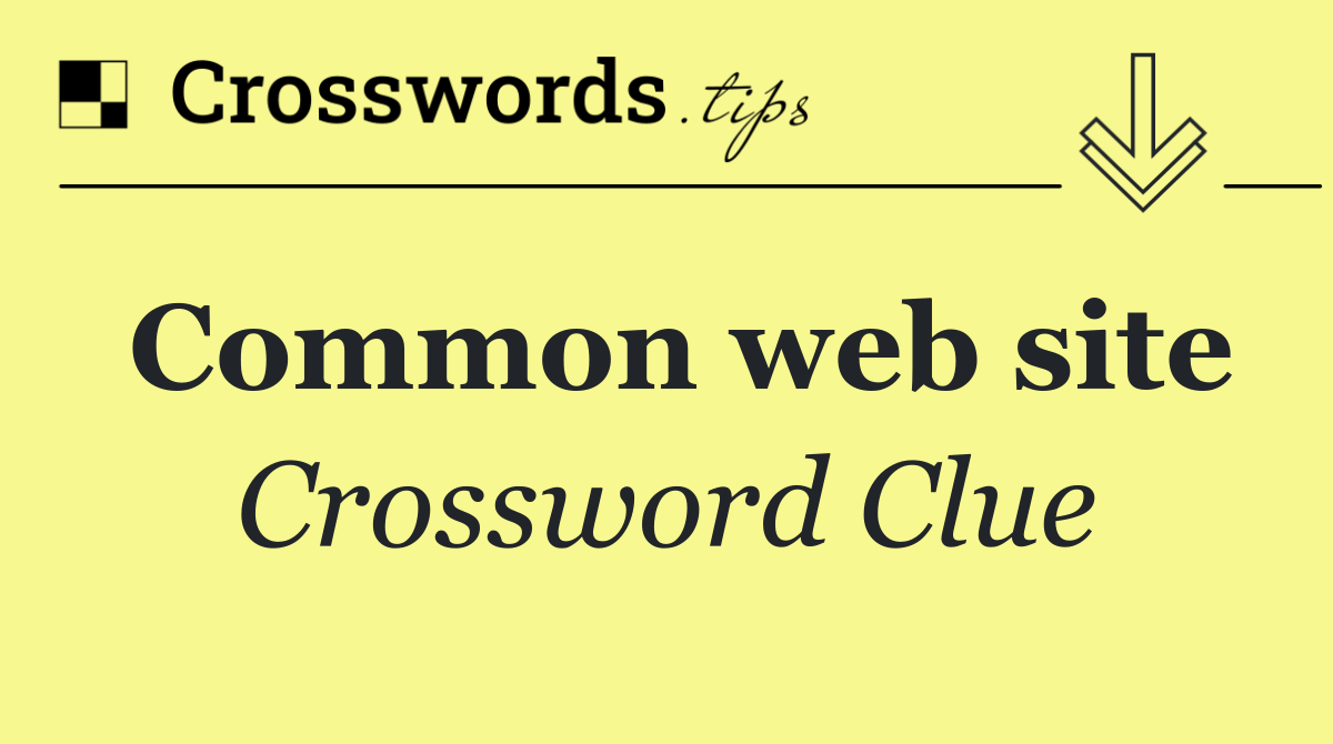 Common web site