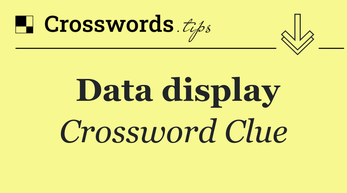Data display