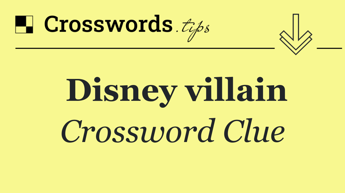 Disney villain