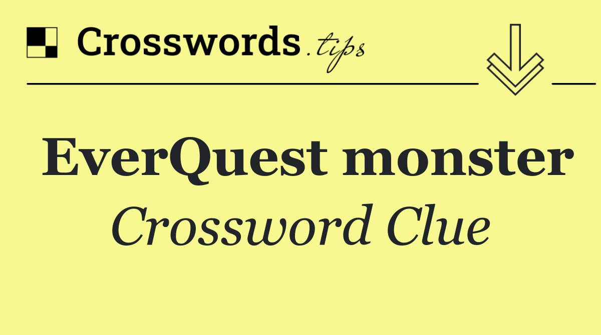 EverQuest monster